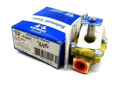 New Sporlan R184p1 Solenoid Valve 12 Npt Female Sb Industrial Supply Inc