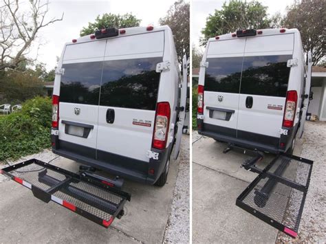 Rockymounts Backstage Swing Away Bike Rack Camper Van Van Ram Promaster