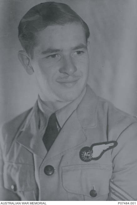 Studio Portrait Of Flight Sergeant Flt Sgt William Gertzel Of