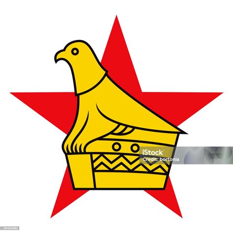 Zimbabwe Bird Symbol Stock Illustration - Download Image Now - Zimbabwe ...