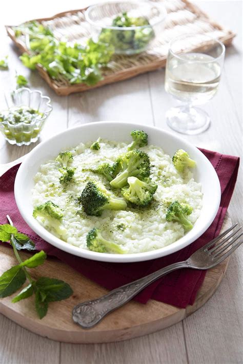 Risotto Au Pistou De Menthe Et Brocolis Grill S De Cyril Lignac Les