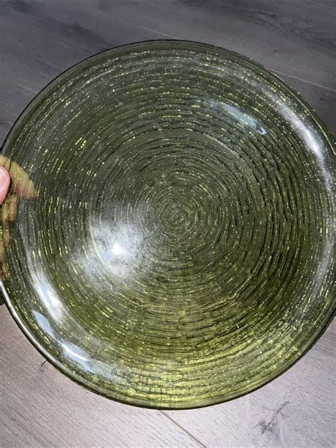 Vintage Anchor Hocking Soreno Avocado Green Dinner Plate Only 1 Ebay