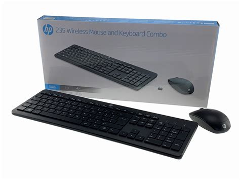 Kit Teclado y Mouse Inalámbrico Hp 235 Negro Luegopago