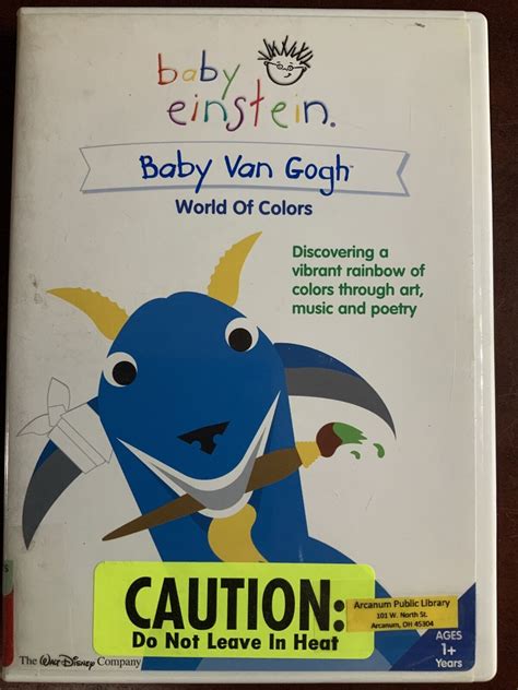 Baby Einstein Baby Van Gogh Dvd 2002 786936179743 Ebay