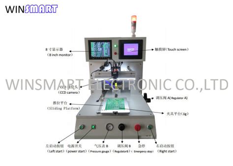 110V Pulse Heat Bonding Machine Hot Bar Soldering Equipment FFC To PCB