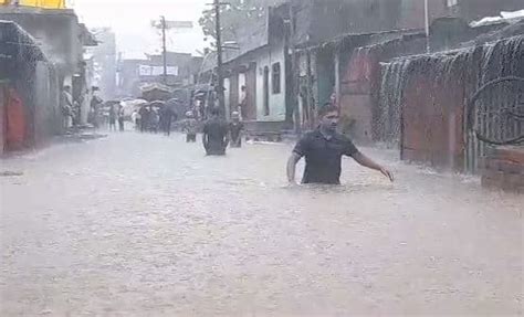 Heavy Rain In Buldhana District Rain बुलढाणा जिल्ह्यात तुफान पाऊस