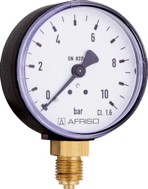 AFRISO Manometer Štandardný RF63 D201 63 mm 16 bar 1 4 85116201 Rasub