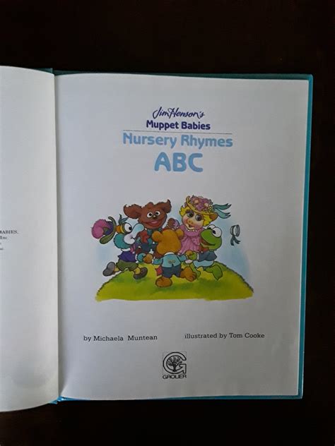 Jim Henderson's Muppet Babies Nursery Rhymes ABC 1992 | Etsy