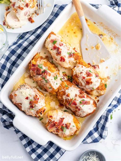 Easy Chicken Cordon Bleu Recipe Belly Full