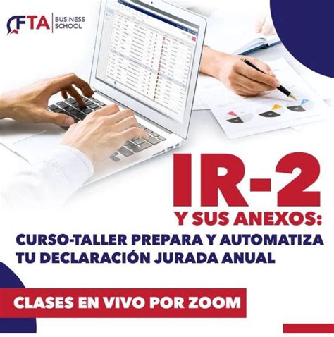 Curso Taller Prepara Y Automatiza Tu Declaraci N Jurada Anual Ir Y