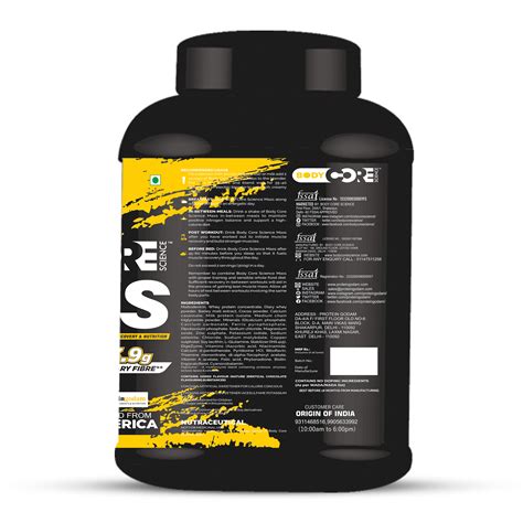 BCS Mass Gainer 3Kg BCS Peanut Butter 1Kg Body Core Science