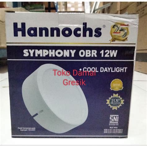 Jual Hannochs Symphony Outbow 12 Watt Led Downlight OBR Lampu Plafon