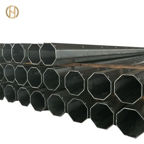 33kv 18m Steel Utility Pole Steel Power Poles With Insulator And Conductor