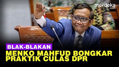 Mahfud Bongkar Praktik Culas Dpr Transaksi Di Balik Meja Dan Konsultan