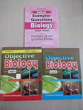 Trueman S Objective Biology For Neet Vol Amazon In Books