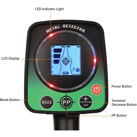 Underground Metal Detector Md Precise Positioning With Waterproof