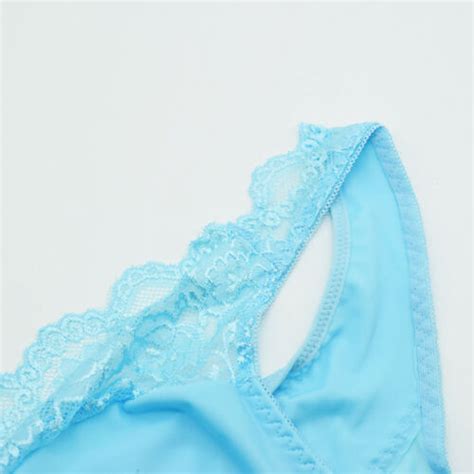 Men Sissy Bra Crossdreser Lace Front Opening Transgender Brassiere Sexy Lingerie EBay