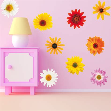 Vinilos Folies Kit Vinilo Decorativo Infantil 9 Flores