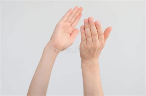 Child`s hands clap stock photo. Image of request, demonstrate - 162052332