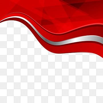 Wavy Shape Vector Hd PNG Images Red Wavy Shapes On Transparent