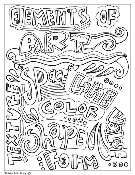 Elements Of Art Free Printables