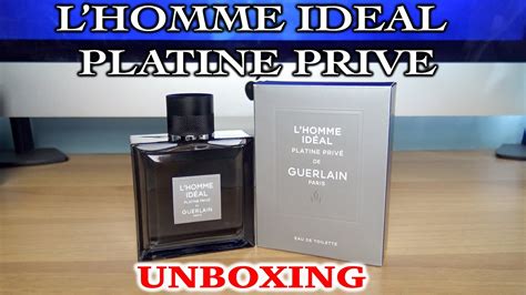 Guerlain L Homme Ideal Platine Prive Unboxing Youtube