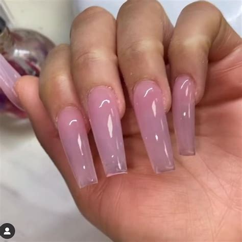 Nail Heaven 😍 On Instagram “clear Pink Looks 🔥 😍😍 Follow