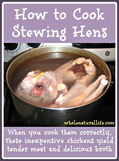 How To Cook Stewing Hens Whole Natural Life