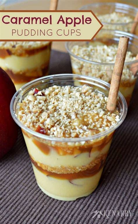 Caramel Apple Pudding Cups: A Sweet Treat for Fall