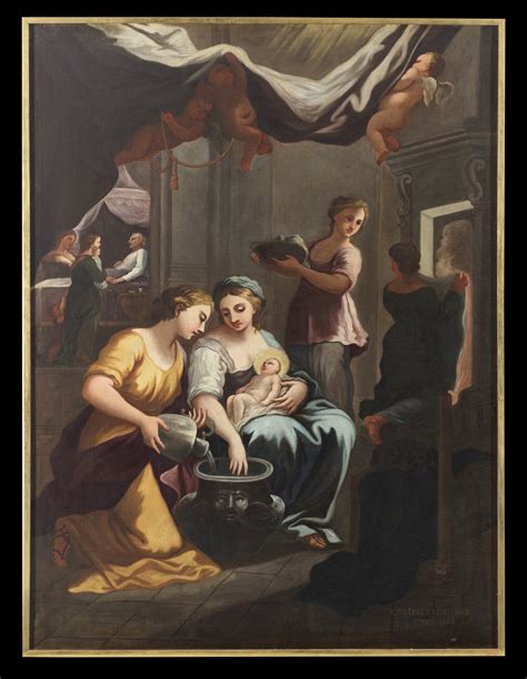 Nativity Of The Virgin Artista Del Xviii Secolo