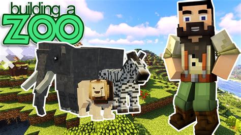 Im Building A Zoo In Minecraft Getting Started Ep01 Youtube