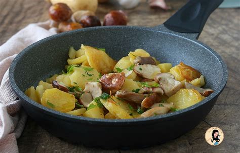 Patate E Funghi Porcini In Padella Contorno Veloce