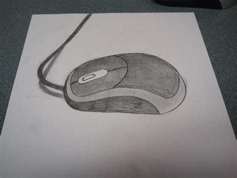 Start Sketch Of A 3d Computer Mouse By Ariel Conde On Deviantart