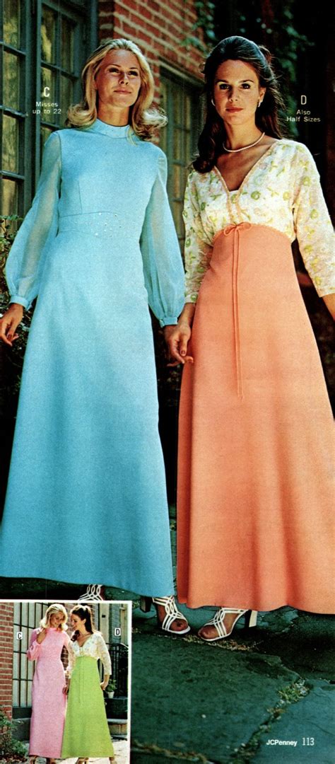 Vintage 70s Prom Dresses Were A Feminine Fusion Of Bohemian And Chic Click Americana