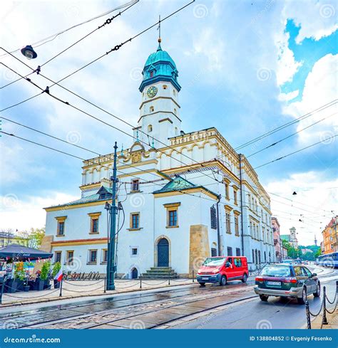 The Historical Town Hall In Kazimierz District In Krakow Poland