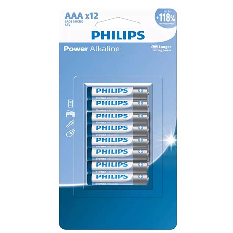 Philips 2c Long Life Zinc Chloride Battery 2pc Pack