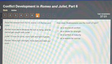 Conflict Development In Romeo And Jullet Part Studyx