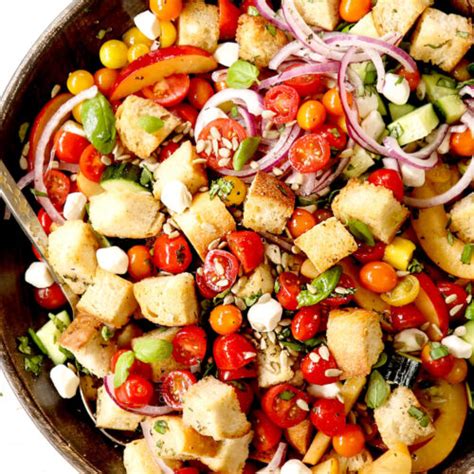 Panzanella Salad With The Best Dressing And The Key Non Soggy Bread