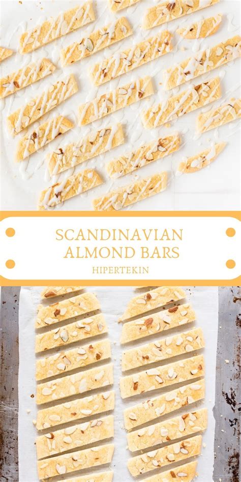 Scandinavian Almond Bars Almond Bars Sugar Cookie Dough Almond Bark