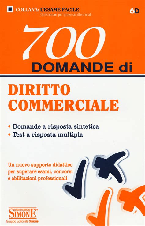 700 Domande Di Diritto Commerciale 6D Edizioni Simone