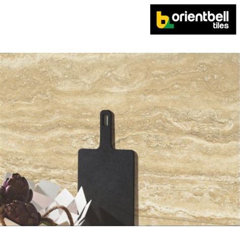 Orientbell Tiles Glossy Orientbell Odg Fiona Beige Glazed Vitrified Wall Tiles Size 300x600 Mm