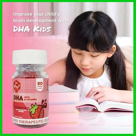 Dr Vita Dha For Kids With B Vitamins For Brain Development Authentic