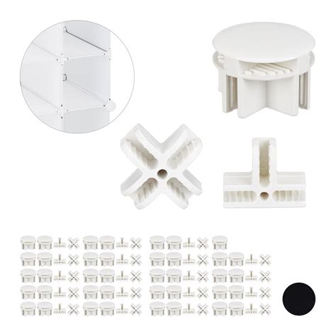 Connecteurs plastiques pour cubes étagère lot de 80 pièce de rechange