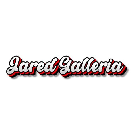 Premium Photo Jaredgalleria Text D Silver Red Black White Background