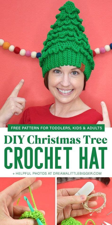 10 Christmas Tree Hat Free Crochet Pattern And Paid Artofit