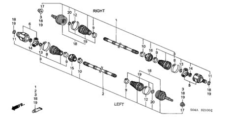 S Genuine Honda Joint Inboard