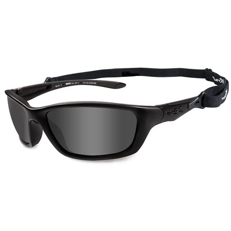 Wiley X Brick Sunglasses - Matte Black Frame - Grey Lens | FullSource.com