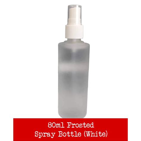 80ml Frosted Spray Bottle White Sprayer Shopee Philippines