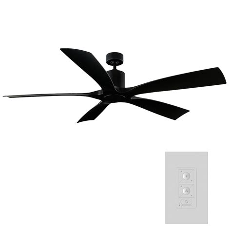 Wac Lighting Aviator 70 Inch Led Indooroutdoor In Matte Black Ceiling