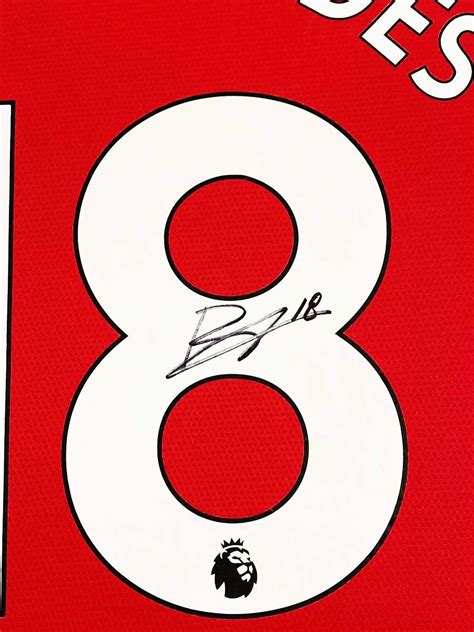 Authentically Signed Bruno Fernandes Autograph Manchester United